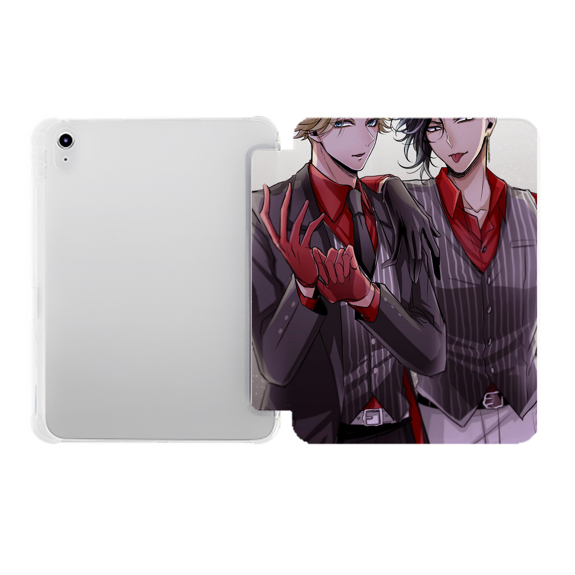 （画像用） 東京リベンジャーズ Tokyo Revengers IPad ケース ペン収納付き 三つ折りスタンド PUレザー×シリコン 対応機種9.5/10.5/10.9インチ